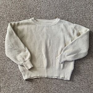 Gap Cozy Cream Ribbed Sweater